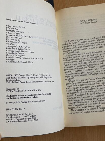 J.R.R. Tolkien Il Signore degli Anelli XX edizione Bompiani traduzione Alliata - immagine 10