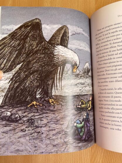 J.R.R. Tolkien lo Hobbit illustrato da Jemima Catlin terza edizione Bompiani - immagine 11
