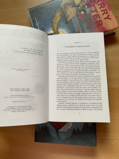 Harry Potter saga completa prima edizione vecchia traduzione vecchio font - immagine 13