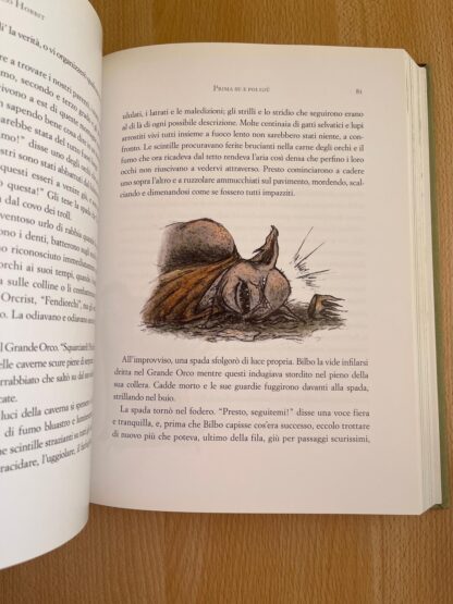 J.R.R. Tolkien lo Hobbit illustrato da Jemima Catlin terza edizione Bompiani - immagine 10