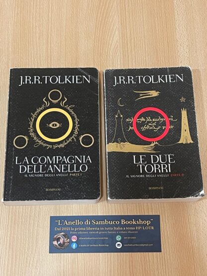J.R.R. Tolkien Il Signore degli Anelli la compagnia dell'anello le due torri traduzione Alliata
