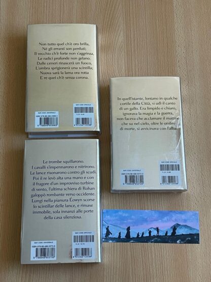 J.R.R. Tolkien Il Signore degli Anelli trilogia Bompiani serie oro traduzione Alliata - immagine 2
