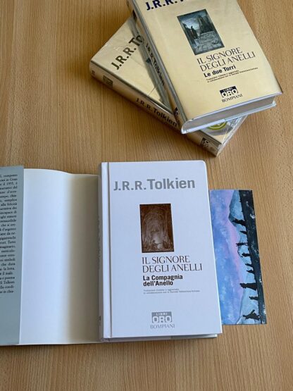 J.R.R. Tolkien Il Signore degli Anelli trilogia Bompiani serie oro traduzione Alliata - immagine 8