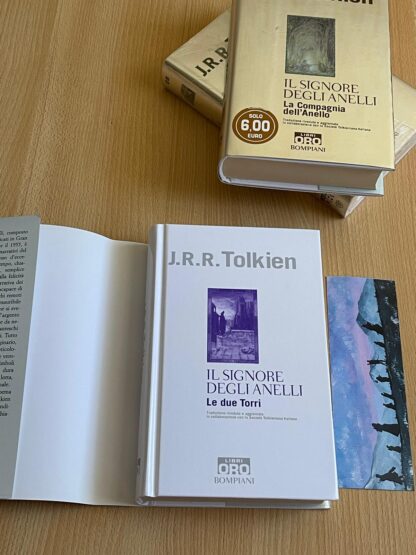 J.R.R. Tolkien Il Signore degli Anelli trilogia Bompiani serie oro traduzione Alliata - immagine 9