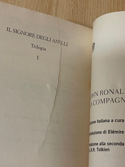 J.R.R. Tolkien Il Signore degli Anelli la compagnia dell'anello le due torri traduzione Alliata - immagine 9