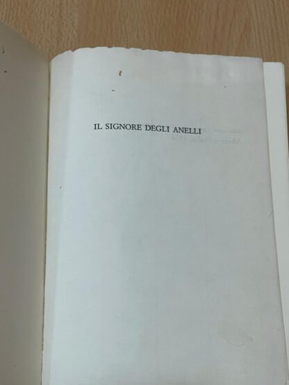 J.R.R. Tolkien Il Signore degli Anelli rusconi 1980 no mappa - immagine 12