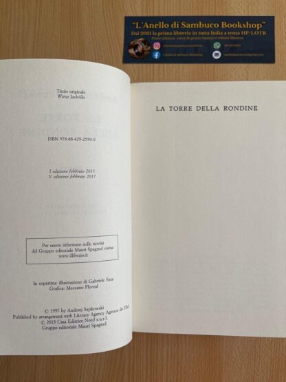 Andrzej Sapkowski The Witcher La Torre della Rondine prima edizione - immagine 9