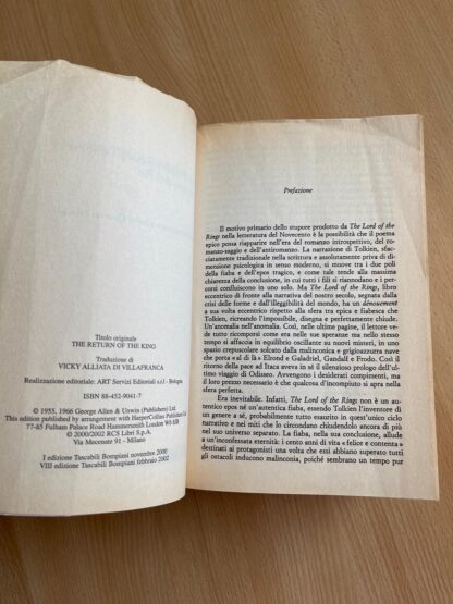 J.R.R. Tolkien Il Signore degli Anelli trilogia Bompiani traduzione Alliata - immagine 8