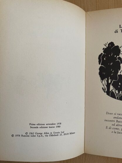 J.R.R. Tolkien Le Avventure di Tom Bombadil Rusconi 1980 - immagine 8