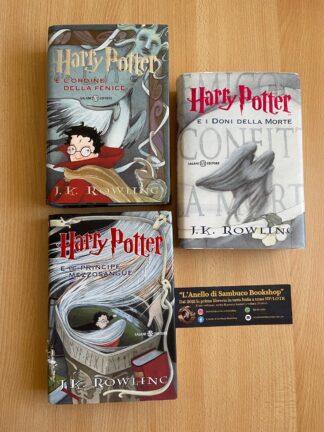 Harry Potter e l'ordine della fenice il principe mezzosangue i doni della morte prima edizione