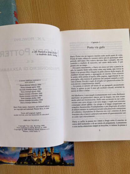 Harry Potter e la camera dei segreti il prigioniero di azkaban prima edizione vecchia traduzione - immagine 10