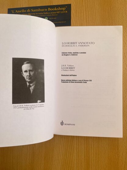 J.R.R. Tolkien Lo Hobbit Annotato Da Douglas A. Anderson Bompiani - immagine 8