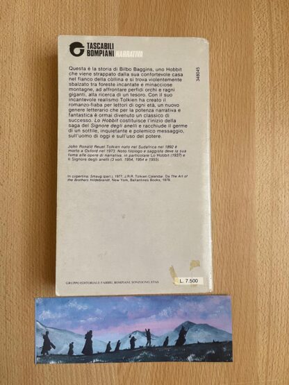J.R.R. Tolkien Lo Hobbit La Riconquista Del Tesoro Bompiani Tascabili 1988 - immagine 2