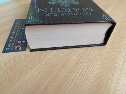 George R.R. Martin Il Trono di Spade libro quinto edizione deluxe pelle di drago - immagine 4