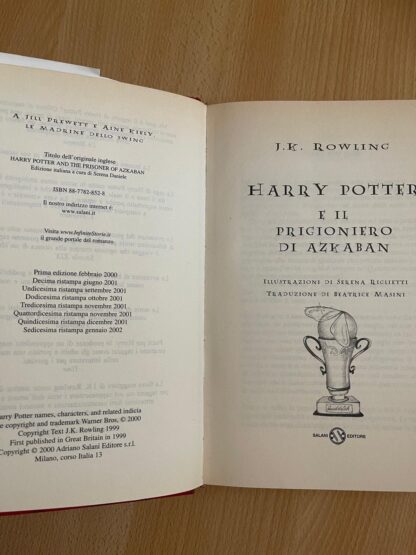 Harry Potter collezione completa saga prima edizione vecchia traduzione - immagine 13