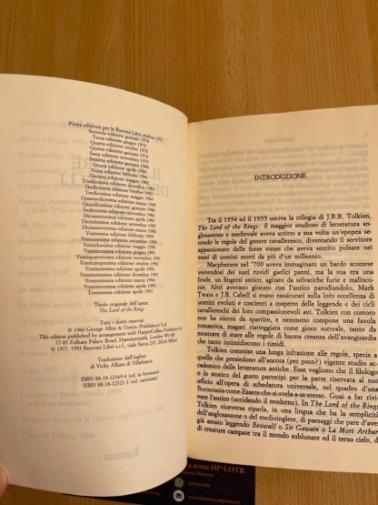 J.R.R. Tolkien Il Signore degli Anelli traduzione Alliata Edizione Rusconi - immagine 11