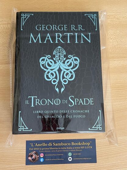 George R.R. Martin Il Trono di Spade libro quinto edizione deluxe pelle di drago - immagine 10