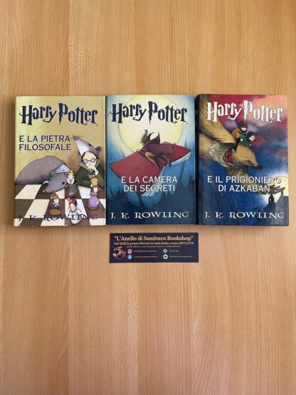 Harry Potter e la pietra filosofale camera dei segreti il prigioniero di azkaban prima edizione vecchia traduzione mondolibri