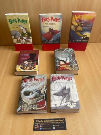 Harry Potter saga vecchia traduzione prima edizione collezione completa
