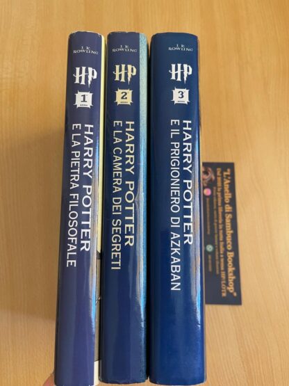 Harry Potter e la pietra filosofale camera dei segreti il prigioniero di azkaban prima edizione vecchia traduzione mondolibri - immagine 2