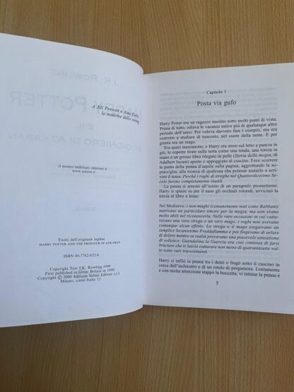 Harry Potter e il prigioniero di azkaban prima edizione prima stampa assoluta marzo 2000 - immagine 16