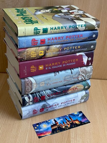 Harry Potter saga completa prima edizione motto latino vecchia traduzione - immagine 4
