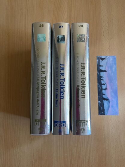 J.R.R. Tolkien Il Signore degli Anelli Trilogia Bompiani serie oro traduzione Alliata - immagine 3