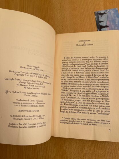 J.R.R. Tolkien Racconti Ritrovati tascabili Bompiani 2014 - immagine 6