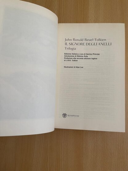 J.R.R. Tolkien Il Signore degli Anelli illustrato da Alan Lee edizione deluxe 2014 traduzione Alliata - immagine 11