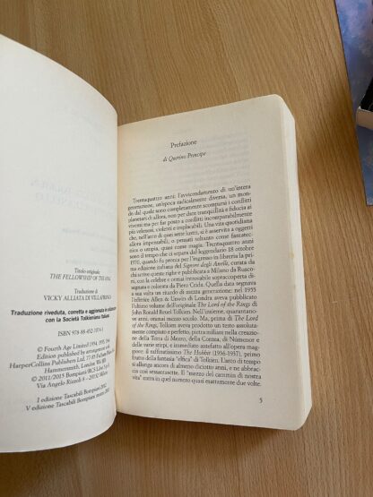 J.R.R. Tolkien Il Signore degli Anelli Trilogia Bompiani nera traduzione Alliata - immagine 7