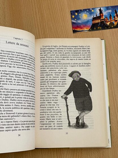 Harry Potter saga completa prima edizione motto latino vecchia traduzione - immagine 17