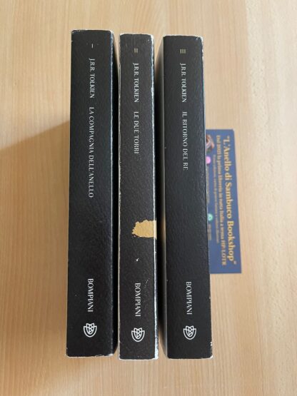J.R.R. Tolkien Il Signore degli Anelli Trilogia Bompiani nera traduzione Alliata - immagine 3