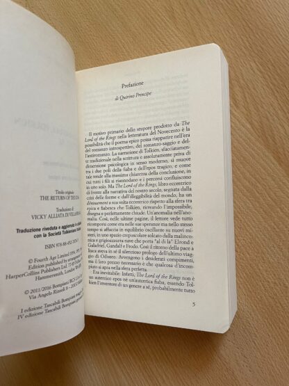 J.R.R. Tolkien Il Signore degli Anelli Trilogia Bompiani nera traduzione Alliata - immagine 9