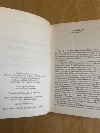 J.R.R. Tolkien Il Signore degli Anelli Trilogia Bompiani serie oro traduzione Alliata - immagine 11