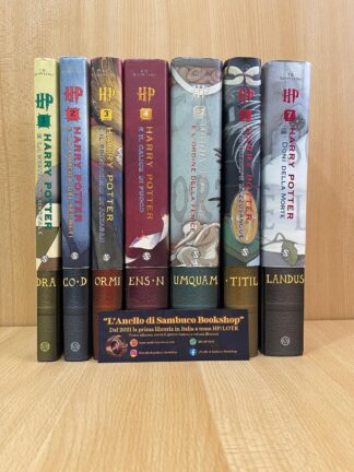Harry Potter saga completa prima edizione motto latino vecchia traduzione