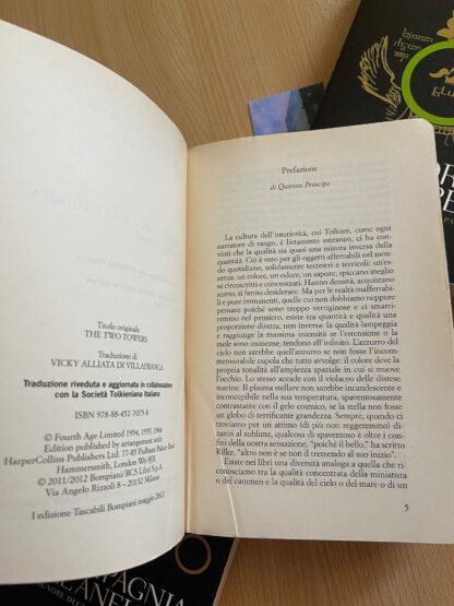 J.R.R. Tolkien Il Signore degli Anelli Trilogia Bompiani nera traduzione Alliata - immagine 8