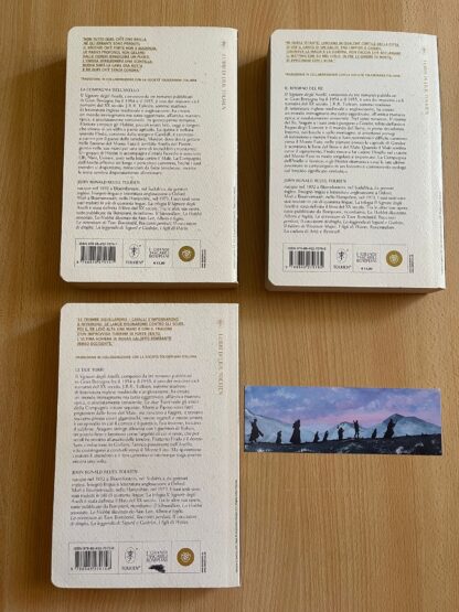 J.R.R. Tolkien Il Signore degli Anelli Trilogia Bompiani nera traduzione Alliata - immagine 2