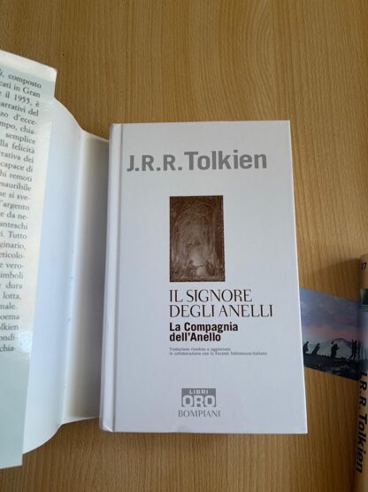J.R.R. Tolkien Il Signore degli Anelli Trilogia Bompiani serie oro traduzione Alliata - immagine 7