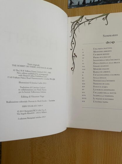 J.R.R. Tolkien Lo Hobbit illustrato da Jemima Catlin prima edizione Bompiani - immagine 9