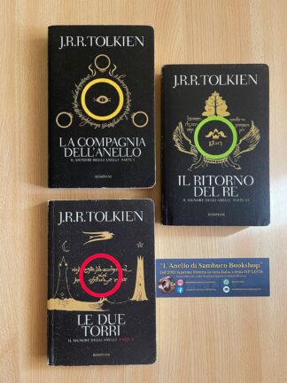 J.R.R. Tolkien Il Signore degli Anelli Trilogia Bompiani nera traduzione Alliata