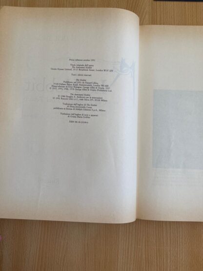 J.R.R. Tolkien Lo Hobbit Annotato Da Douglas A. Anderson prima edizione Rusconi - immagine 13
