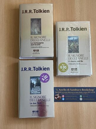 J.R.R. Tolkien Il Signore degli Anelli Trilogia Bompiani serie oro traduzione Alliata