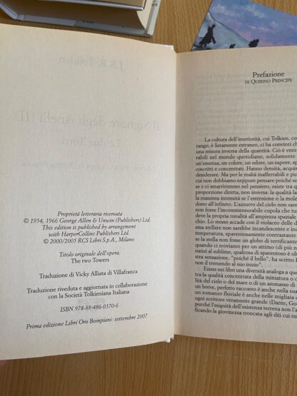 J.R.R. Tolkien Il Signore degli Anelli Trilogia Bompiani serie oro traduzione Alliata - immagine 12