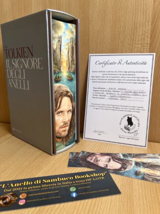 J.R.R. Tolkien Il Signore degli anelli Fore-edged painted cofanetto Bompiani 2002 traduzione Alliata