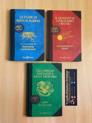 Biblioteca di Hogwarts Le fiabe di Beda il Bardo Animali fantastici e dove trovarli Il quidditch attraverso i secoli edizione 2015