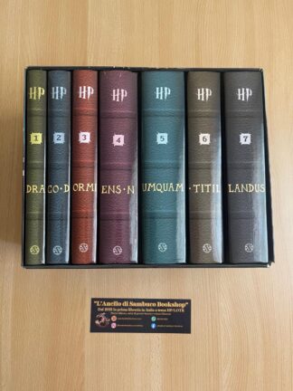 Harry Potter cofanetto prima edizione versione motto latino 2007 vecchia traduzione